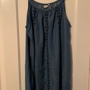 NWT GAP Blue Dress Size Large